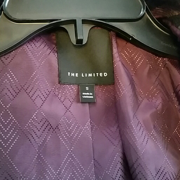 Purple plaid wool cape with faux pockets - Picture 3 of 8